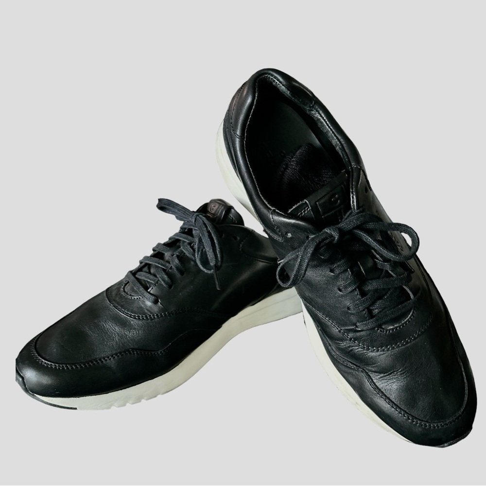 Cole Haan GrandPro Running Sneaker Black Leather